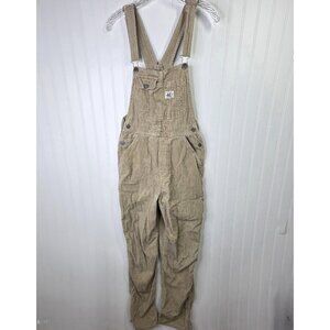 American Eagle Outfitters Overalls Womens S Brown Wide Corduroy Grunge Country